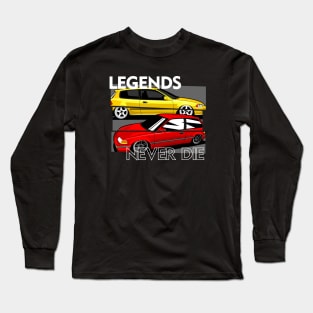 honda legend never die Long Sleeve T-Shirt